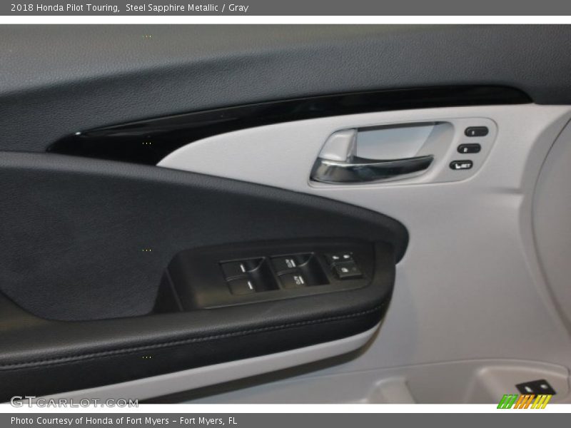 Steel Sapphire Metallic / Gray 2018 Honda Pilot Touring