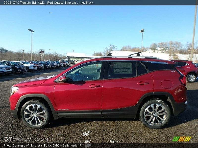 Red Quartz Tintcoat / ­Jet Black 2018 GMC Terrain SLT AWD