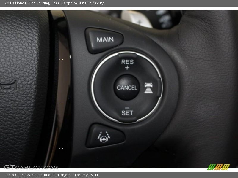 Steel Sapphire Metallic / Gray 2018 Honda Pilot Touring
