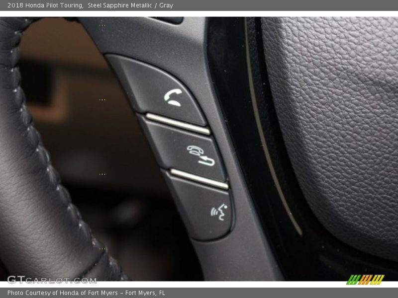 Steel Sapphire Metallic / Gray 2018 Honda Pilot Touring
