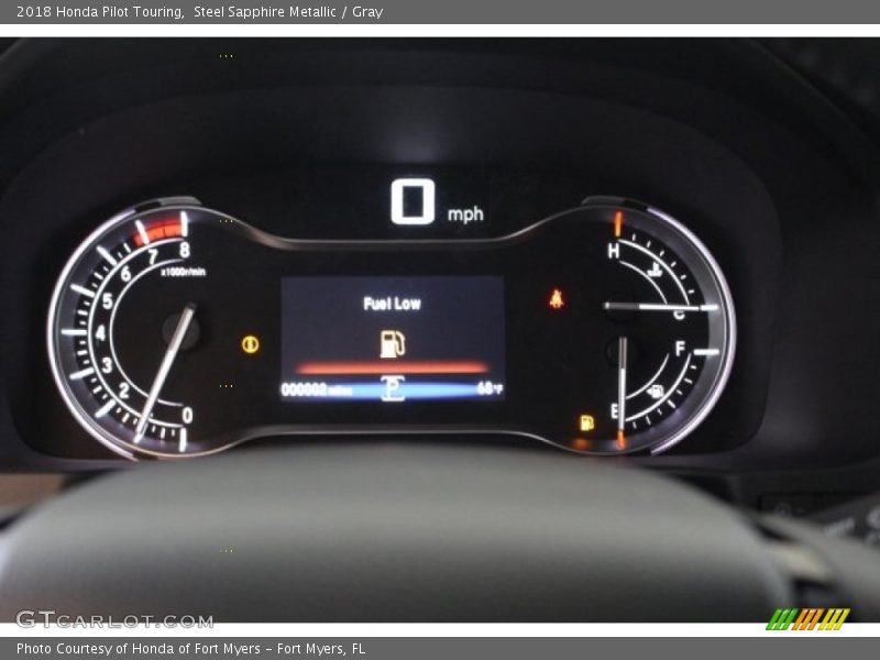 Steel Sapphire Metallic / Gray 2018 Honda Pilot Touring