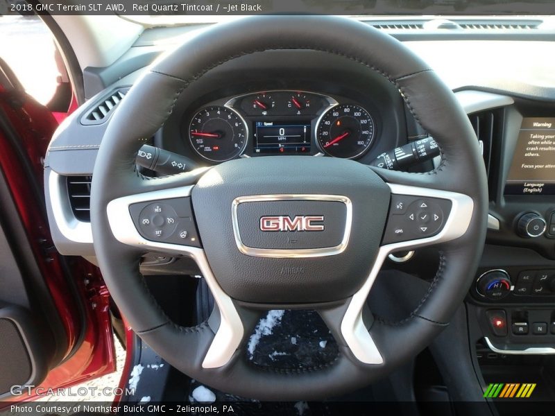Red Quartz Tintcoat / ­Jet Black 2018 GMC Terrain SLT AWD