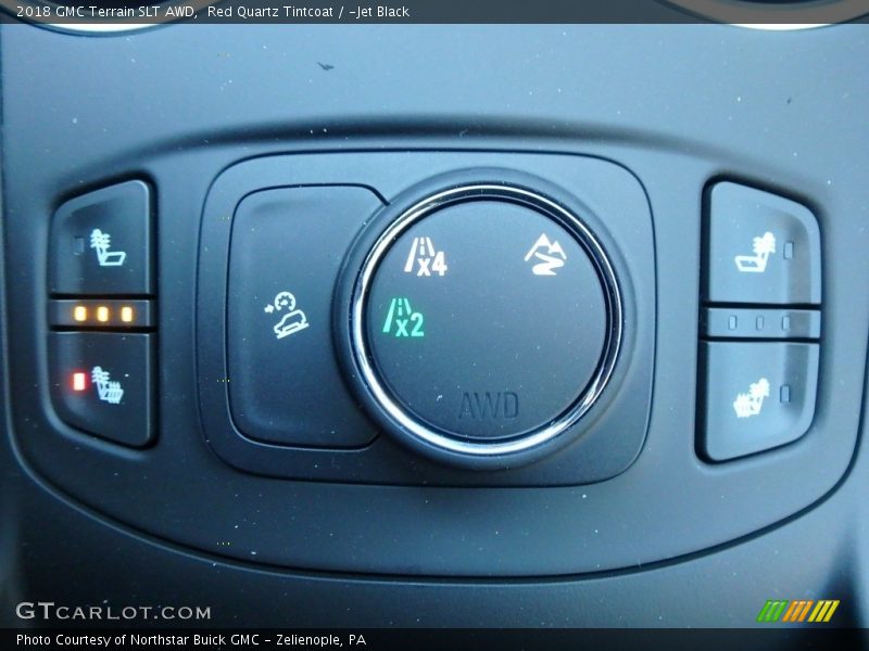 Red Quartz Tintcoat / ­Jet Black 2018 GMC Terrain SLT AWD