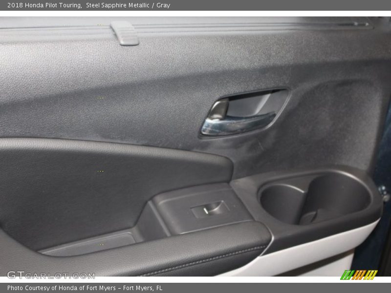 Steel Sapphire Metallic / Gray 2018 Honda Pilot Touring
