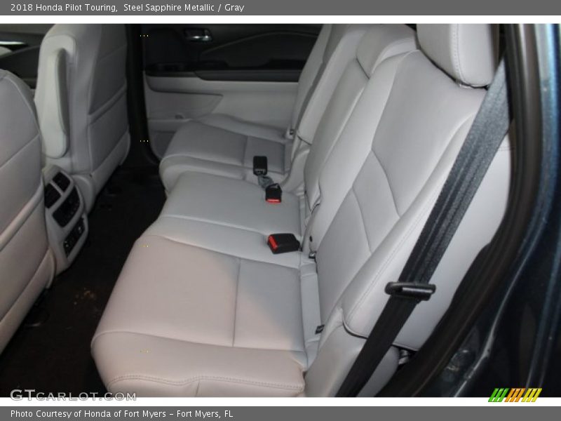 Steel Sapphire Metallic / Gray 2018 Honda Pilot Touring