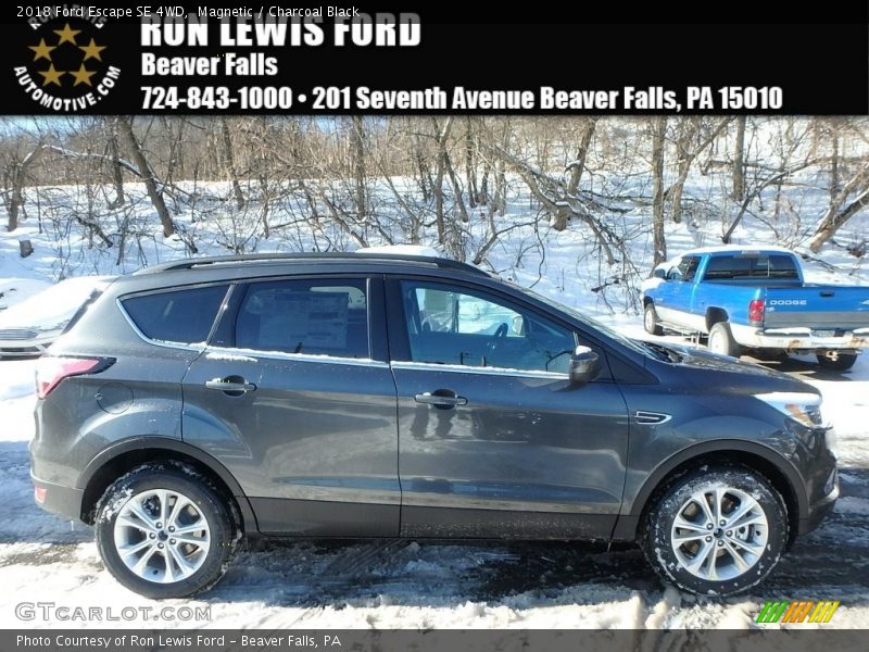 Magnetic / Charcoal Black 2018 Ford Escape SE 4WD