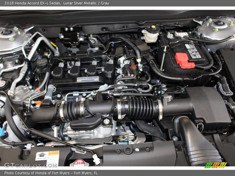  2018 Accord EX-L Sedan Engine - 1.5 Liter Turbocharged DOHC 16-Valve VTEC 4 Cylinder