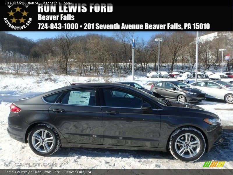 Magnetic / Ebony 2018 Ford Fusion SE