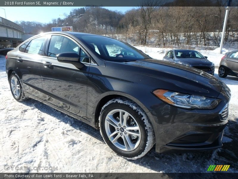 Magnetic / Ebony 2018 Ford Fusion SE