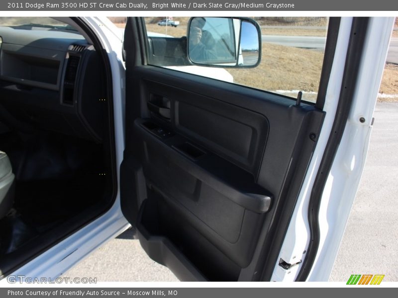 Bright White / Dark Slate Gray/Medium Graystone 2011 Dodge Ram 3500 HD ST Crew Cab Dually