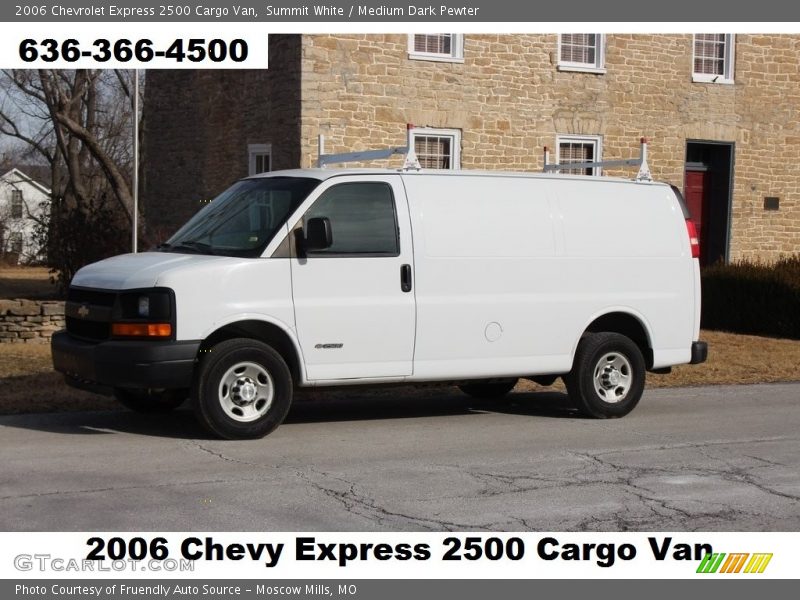 Summit White / Medium Dark Pewter 2006 Chevrolet Express 2500 Cargo Van