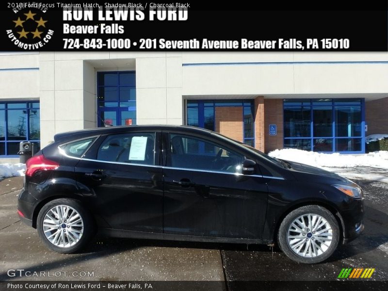Shadow Black / Charcoal Black 2018 Ford Focus Titanium Hatch