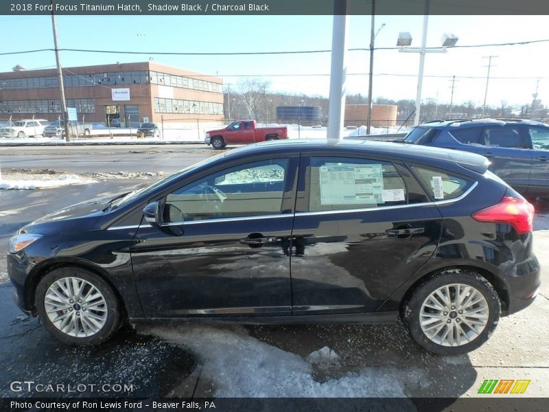 Shadow Black / Charcoal Black 2018 Ford Focus Titanium Hatch