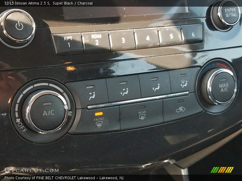 Super Black / Charcoal 2015 Nissan Altima 2.5 S