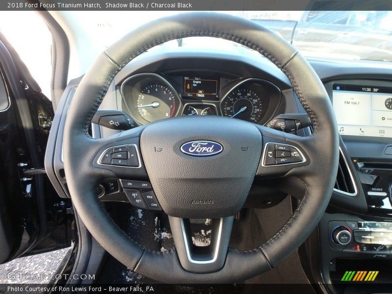 Shadow Black / Charcoal Black 2018 Ford Focus Titanium Hatch