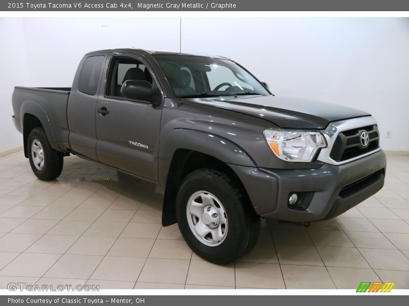 Magnetic Gray Metallic / Graphite 2015 Toyota Tacoma V6 Access Cab 4x4