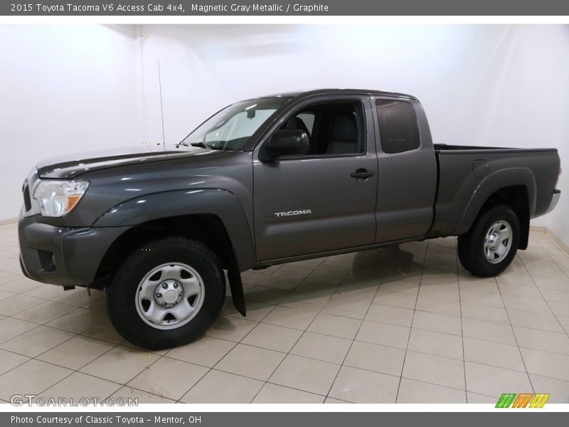 Magnetic Gray Metallic / Graphite 2015 Toyota Tacoma V6 Access Cab 4x4