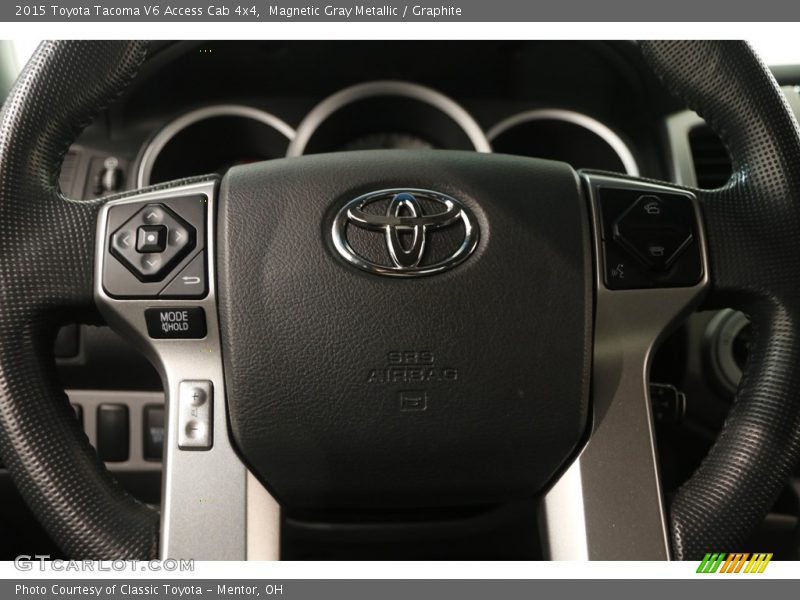 Magnetic Gray Metallic / Graphite 2015 Toyota Tacoma V6 Access Cab 4x4