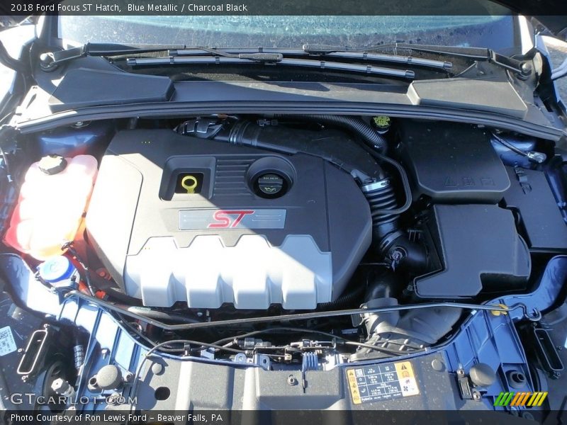 Blue Metallic / Charcoal Black 2018 Ford Focus ST Hatch