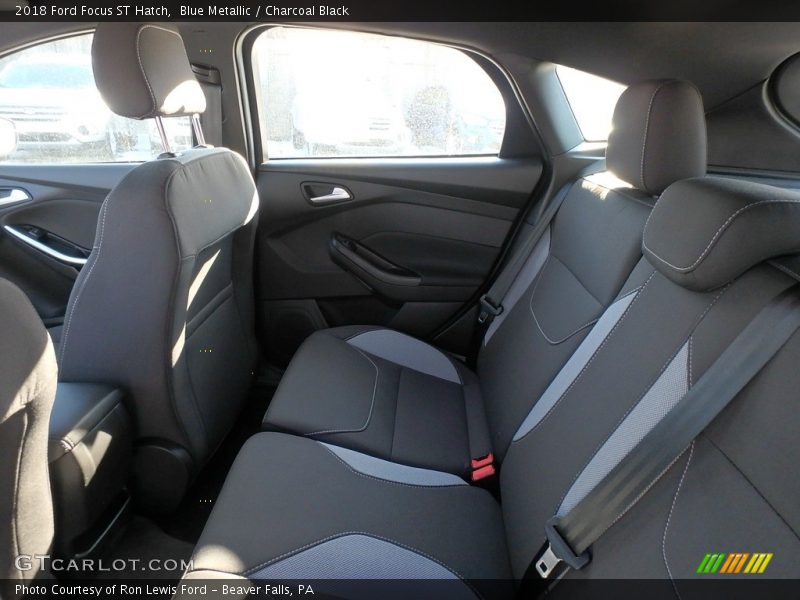 Blue Metallic / Charcoal Black 2018 Ford Focus ST Hatch