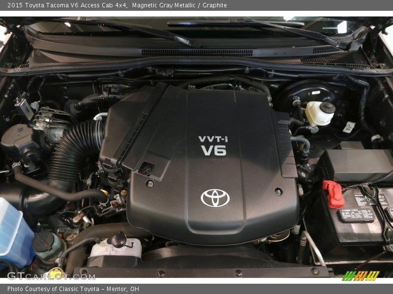 Magnetic Gray Metallic / Graphite 2015 Toyota Tacoma V6 Access Cab 4x4
