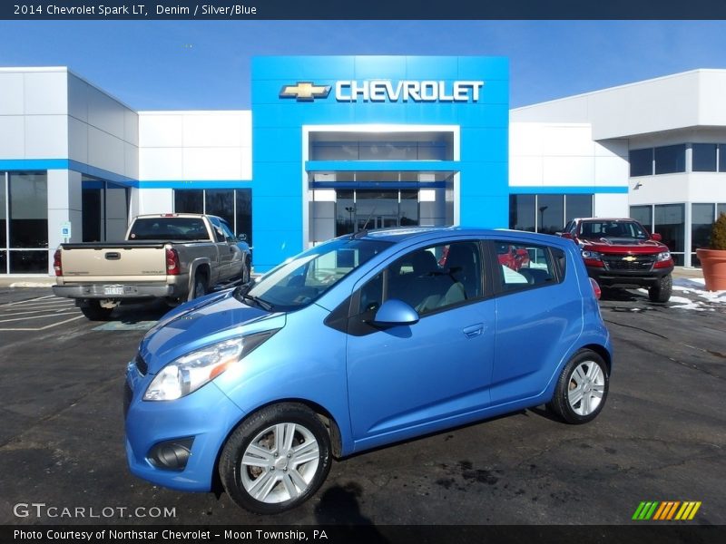 Denim / Silver/Blue 2014 Chevrolet Spark LT