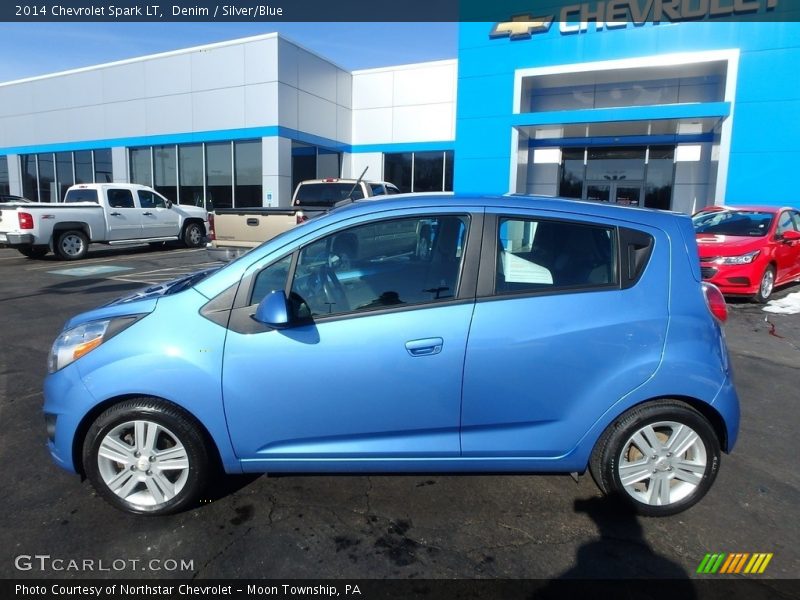 Denim / Silver/Blue 2014 Chevrolet Spark LT