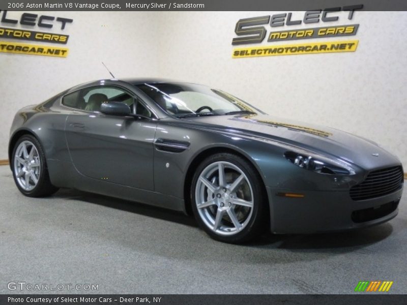 Mercury Silver / Sandstorm 2006 Aston Martin V8 Vantage Coupe