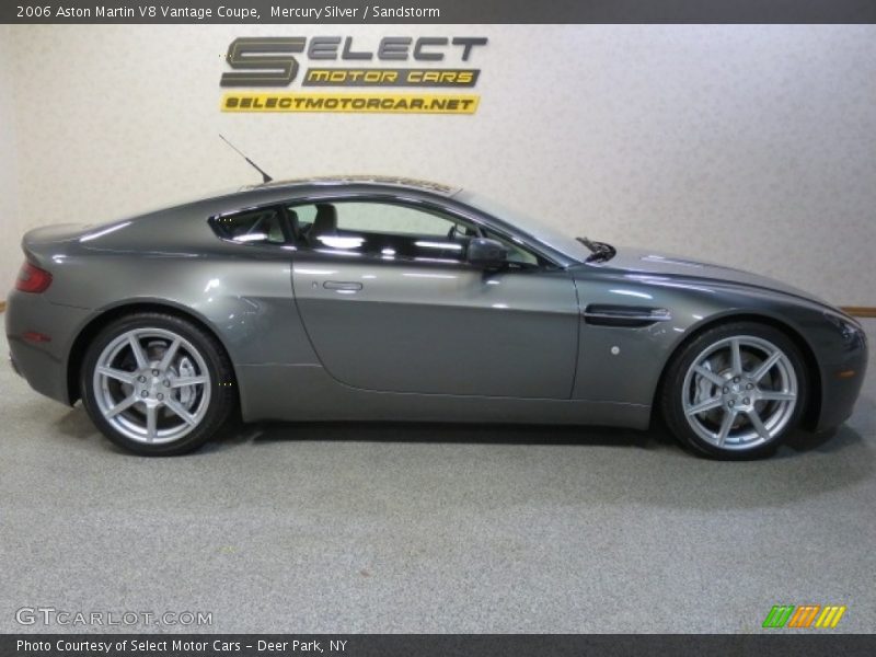 Mercury Silver / Sandstorm 2006 Aston Martin V8 Vantage Coupe