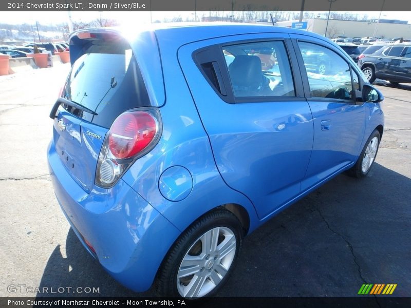 Denim / Silver/Blue 2014 Chevrolet Spark LT