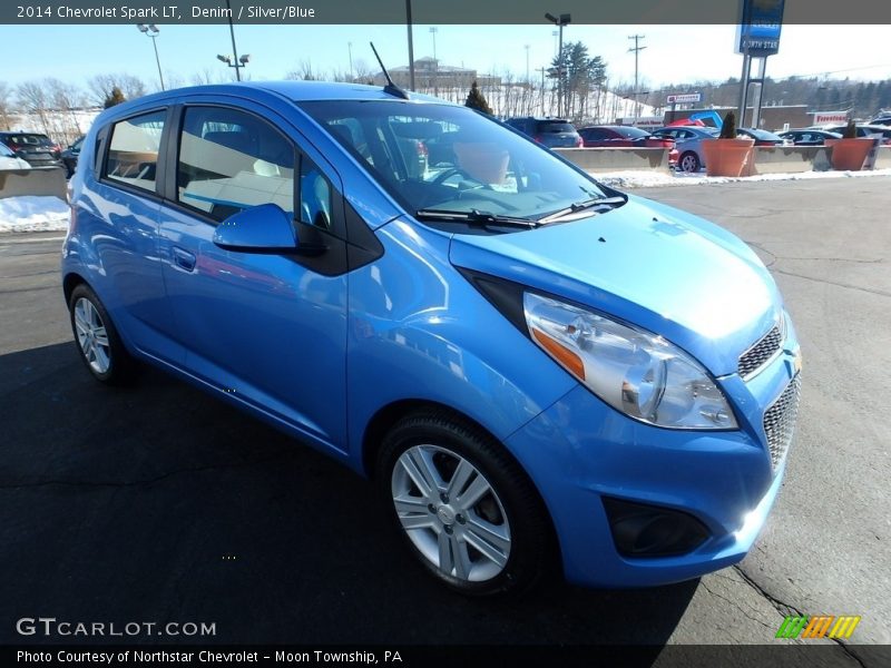 Denim / Silver/Blue 2014 Chevrolet Spark LT