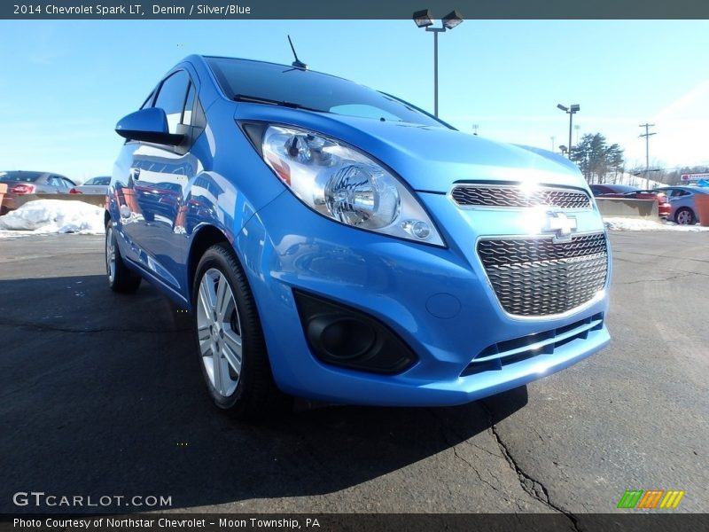 Denim / Silver/Blue 2014 Chevrolet Spark LT