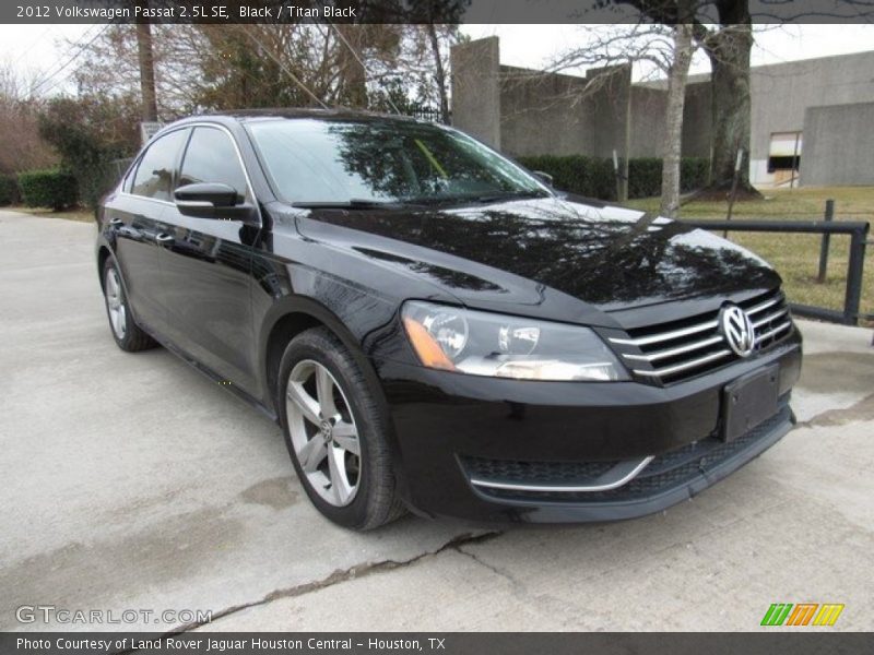 Black / Titan Black 2012 Volkswagen Passat 2.5L SE