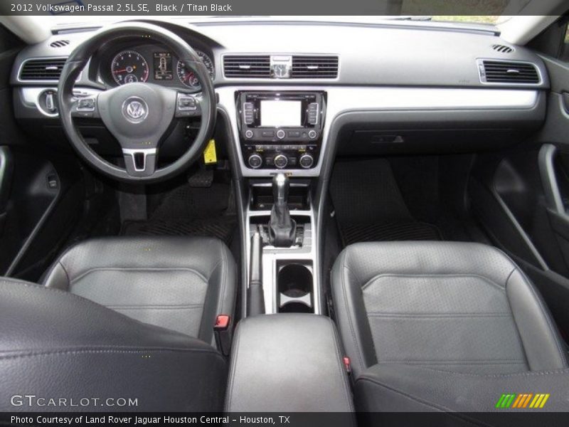 Black / Titan Black 2012 Volkswagen Passat 2.5L SE