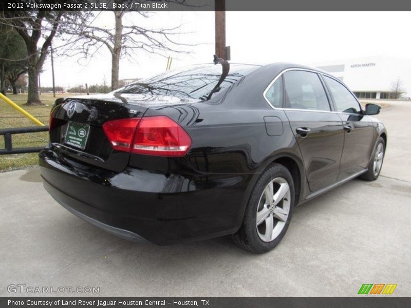 Black / Titan Black 2012 Volkswagen Passat 2.5L SE
