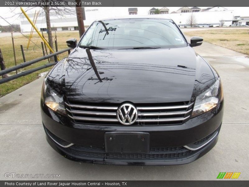 Black / Titan Black 2012 Volkswagen Passat 2.5L SE