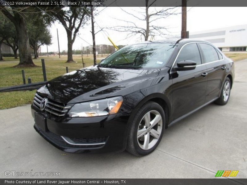 Black / Titan Black 2012 Volkswagen Passat 2.5L SE