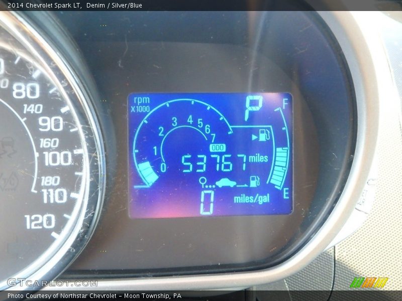 Denim / Silver/Blue 2014 Chevrolet Spark LT