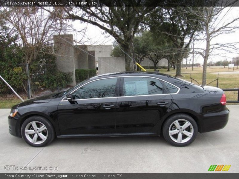 Black / Titan Black 2012 Volkswagen Passat 2.5L SE