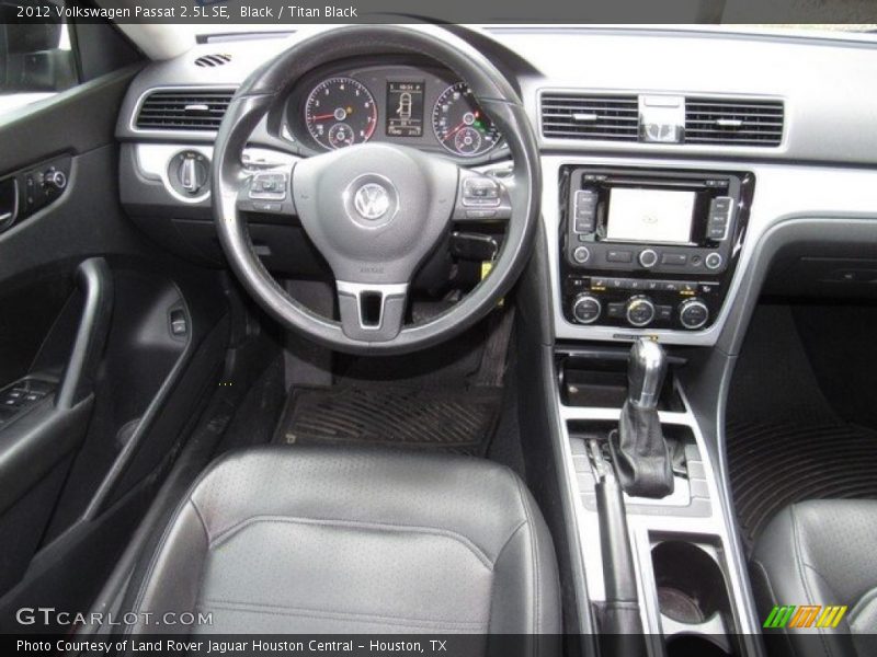 Black / Titan Black 2012 Volkswagen Passat 2.5L SE