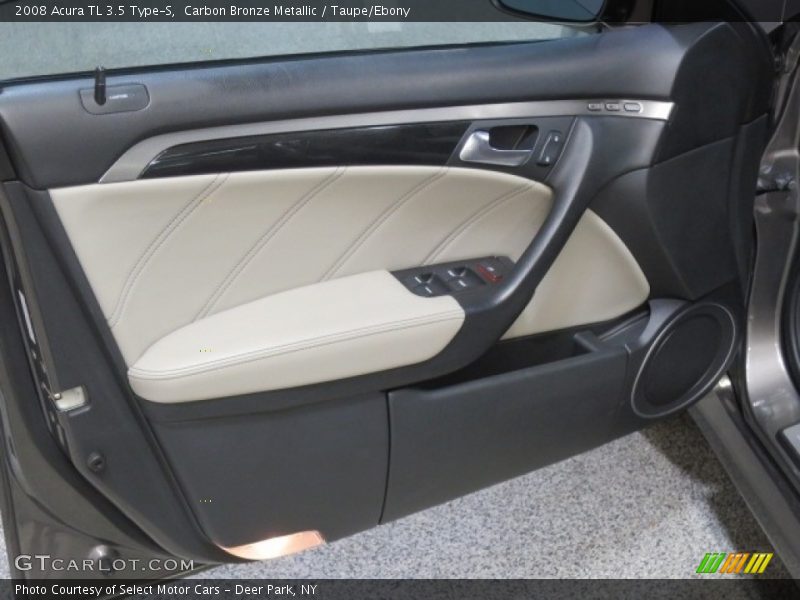 Carbon Bronze Metallic / Taupe/Ebony 2008 Acura TL 3.5 Type-S