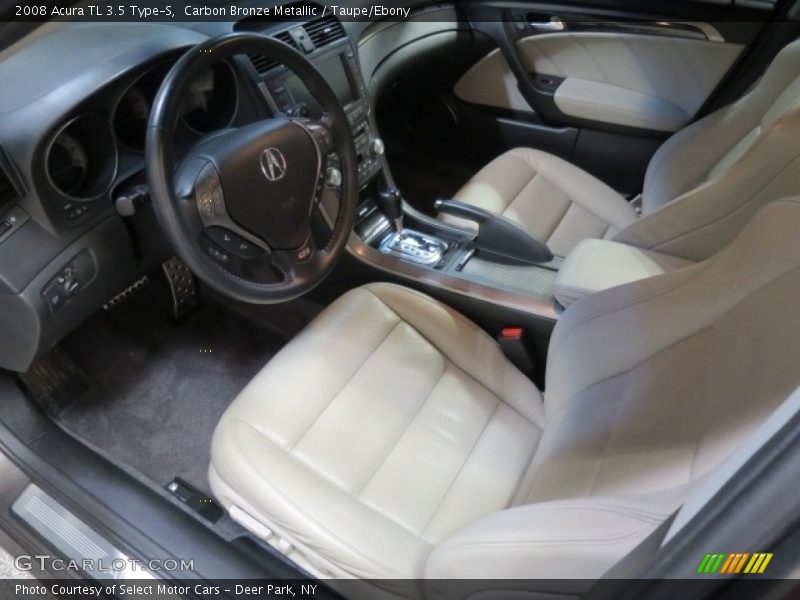 Carbon Bronze Metallic / Taupe/Ebony 2008 Acura TL 3.5 Type-S