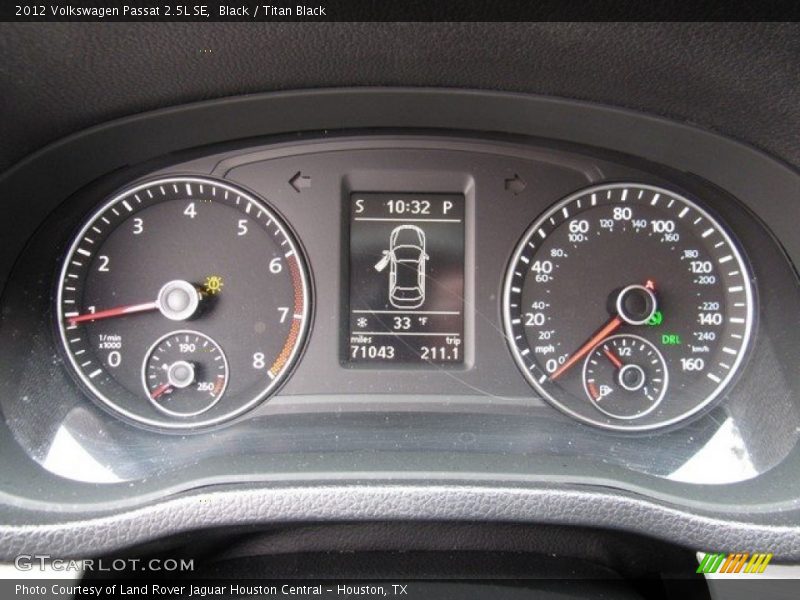Black / Titan Black 2012 Volkswagen Passat 2.5L SE