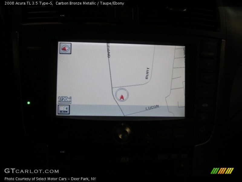Carbon Bronze Metallic / Taupe/Ebony 2008 Acura TL 3.5 Type-S