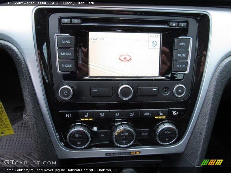 Black / Titan Black 2012 Volkswagen Passat 2.5L SE