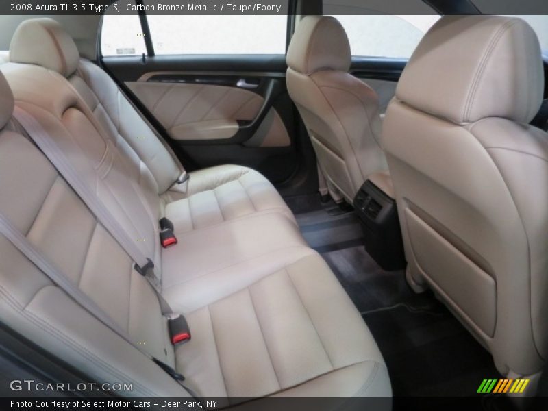 Carbon Bronze Metallic / Taupe/Ebony 2008 Acura TL 3.5 Type-S
