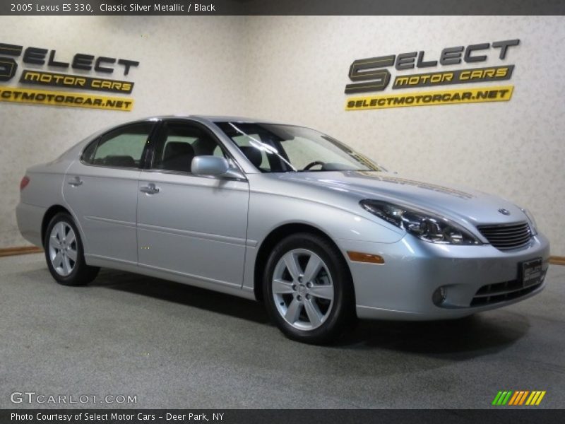 Classic Silver Metallic / Black 2005 Lexus ES 330