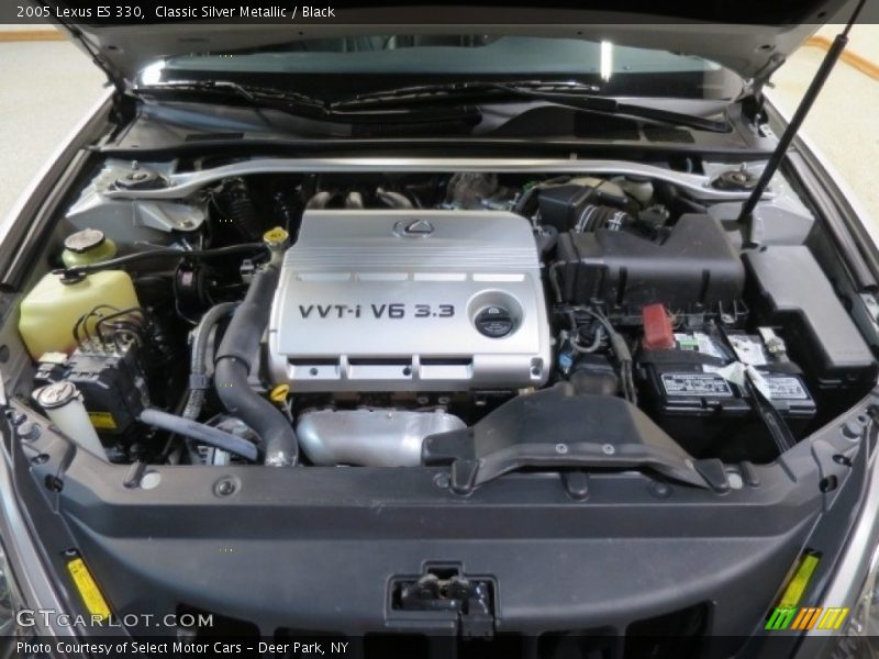 Classic Silver Metallic / Black 2005 Lexus ES 330