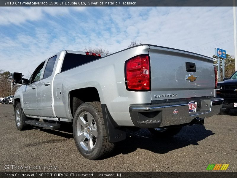 Silver Ice Metallic / Jet Black 2018 Chevrolet Silverado 1500 LT Double Cab