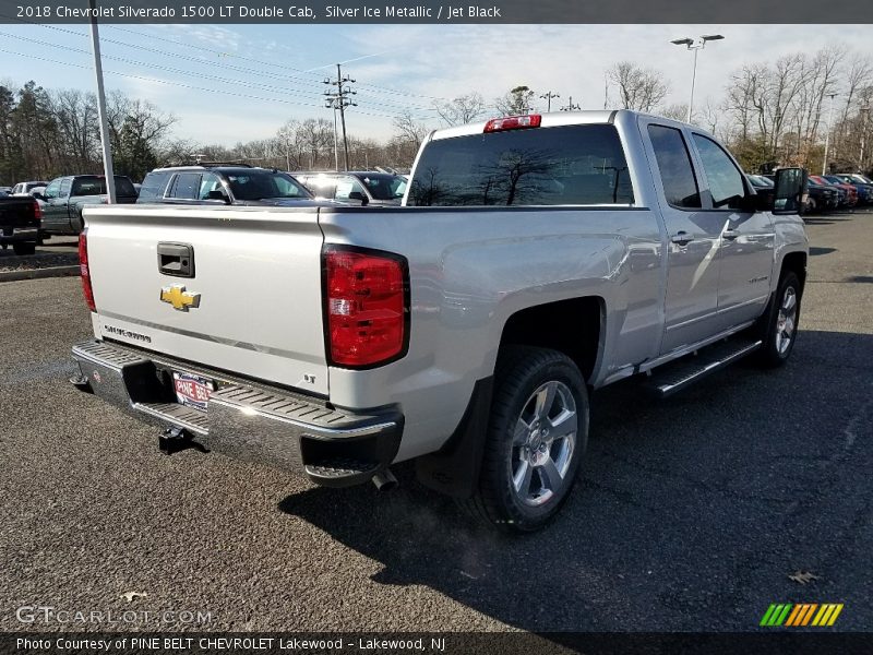 Silver Ice Metallic / Jet Black 2018 Chevrolet Silverado 1500 LT Double Cab